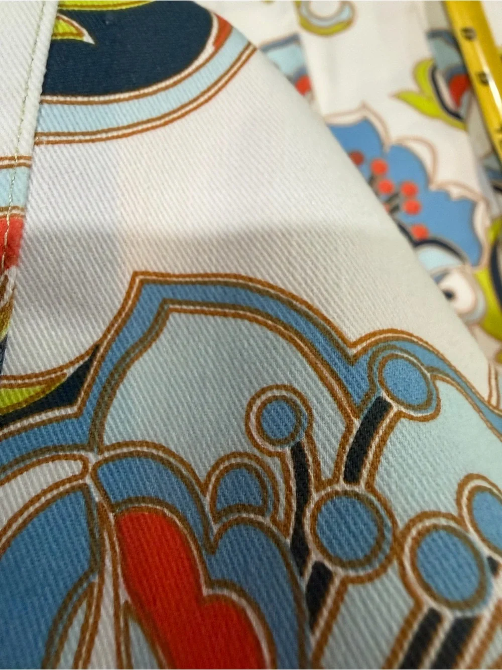 LINE by LYNN South Korea Designer Floral Paisley Pleated Skirt‎ | Size 4